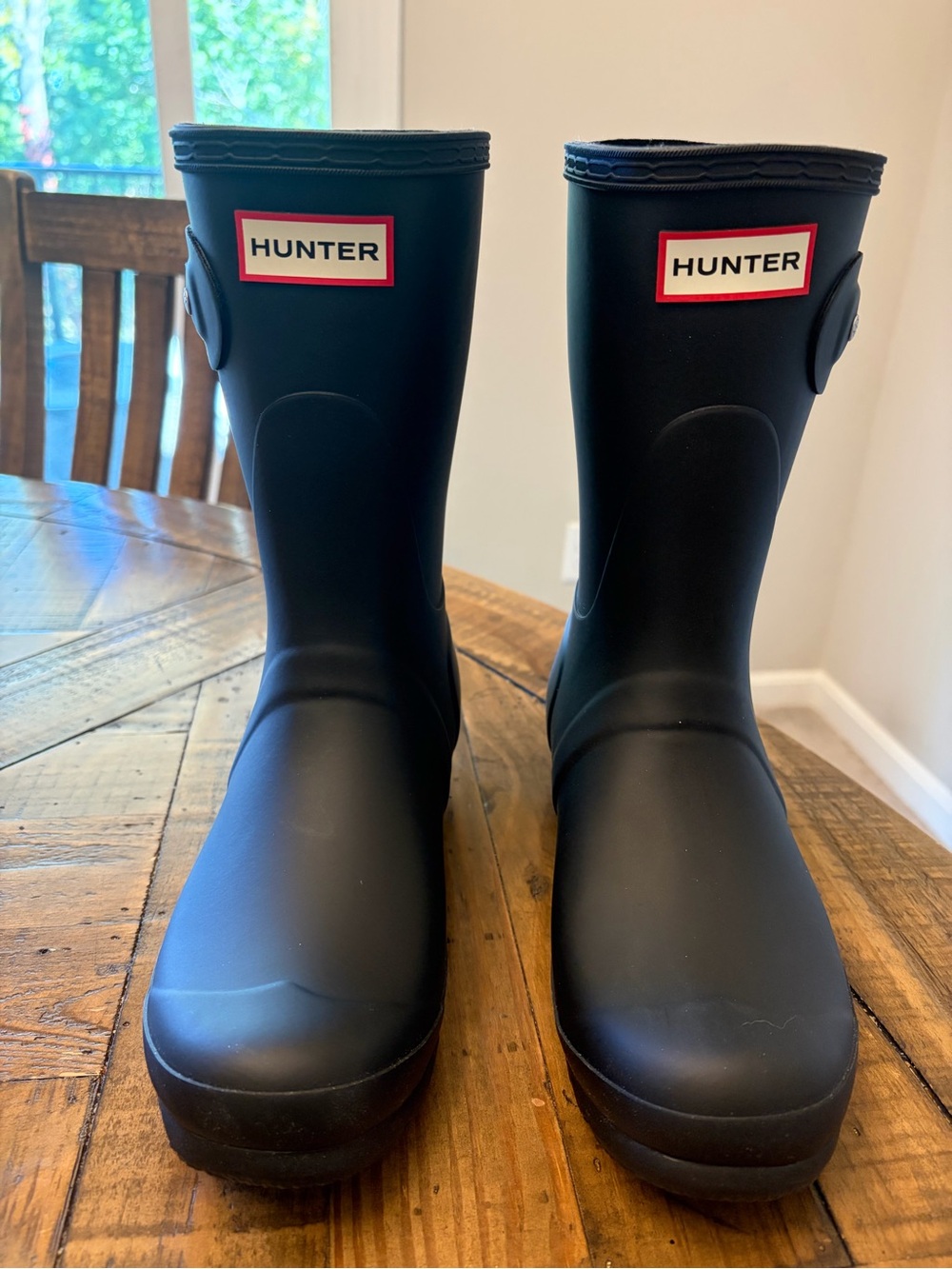 Hunter Short Rain Boots in Black - NEVER WORN